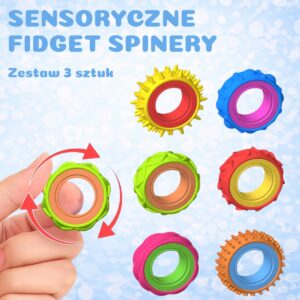 Zestaw pierścionków sensorycznych (3 sztuki)