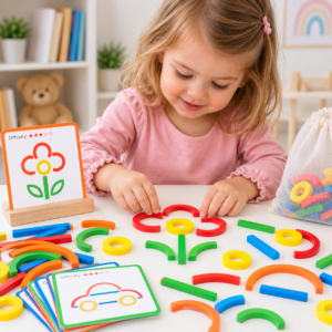 Stikky – kolorowa układanka Montessori rozwijająca logiczne myślenie i zręczność